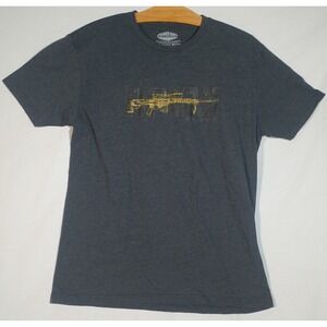 Enthuzst AR-15 T-Shirt Mens L Grey Patriotic Tee